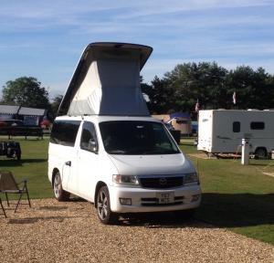 Normal camp-site set-up